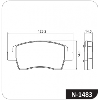 Pastilha Freio Toyota Etios   ( C/ Anti - Ruido )