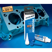 Silicone 75gr/70ml - Cinza  - Resiste Ate 320°c - Reinzosil