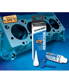 Silicone 75gr/70ml - Cinza  - Resiste Ate 320°c - Reinzosil