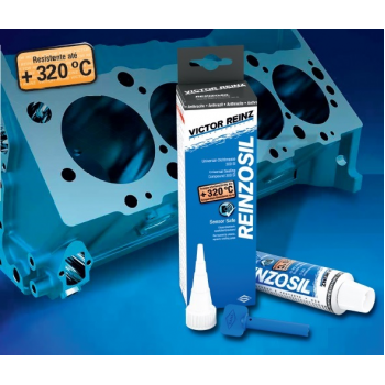 Silicone 75gr/70ml - Cinza  - Resiste Ate 320°c - Reinzosil